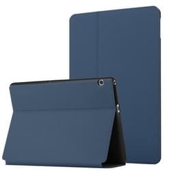 Voor Huawei MediaPad T3 10 Dual-vouwen Horizontale Flip Tablet Leren Case met Houder (Royal Blue)