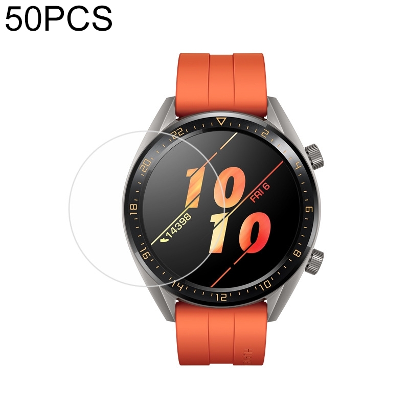 50 stuks voor Huawei Watch 2 Pro 0.26 mm 2.5 D gehard glas film