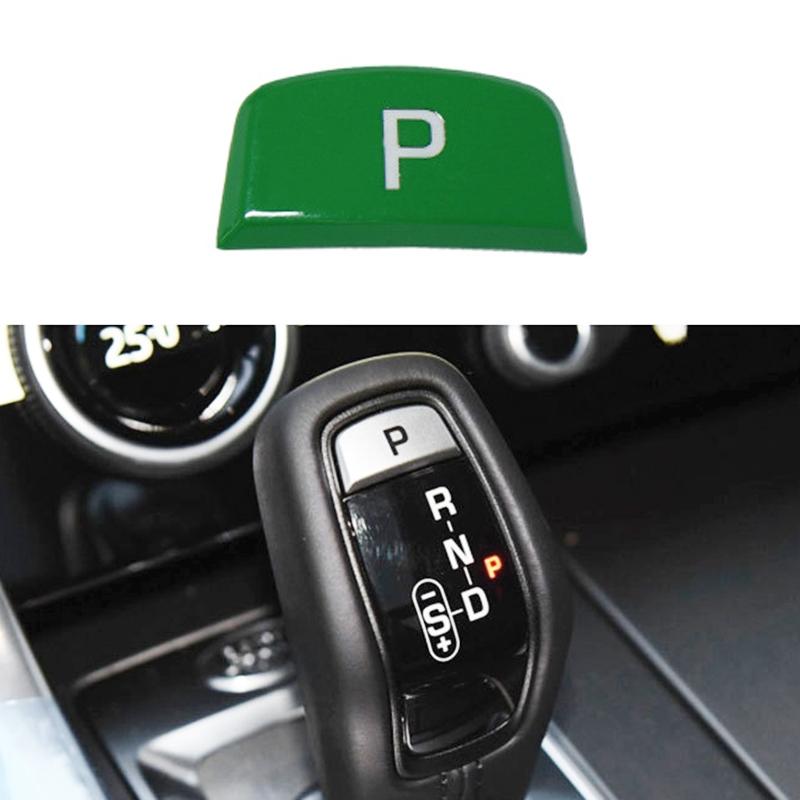 P Sleutel Versnellingspook Handbal Schakelaar Shift Knop voor Land Rover Range Rover Jaguar F-TYPE Links Rijden (Groen)