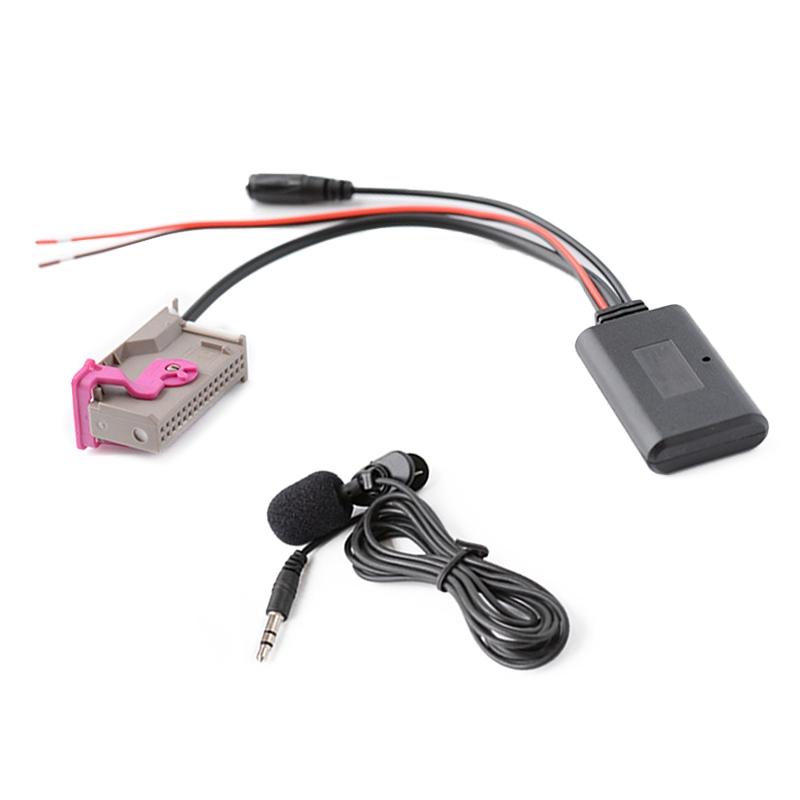 Auto RNS-E 32Pin Bluetooth Music + Mic Call Aux Audiokabel voor Audi A3 A4 A6 A8 TT R8