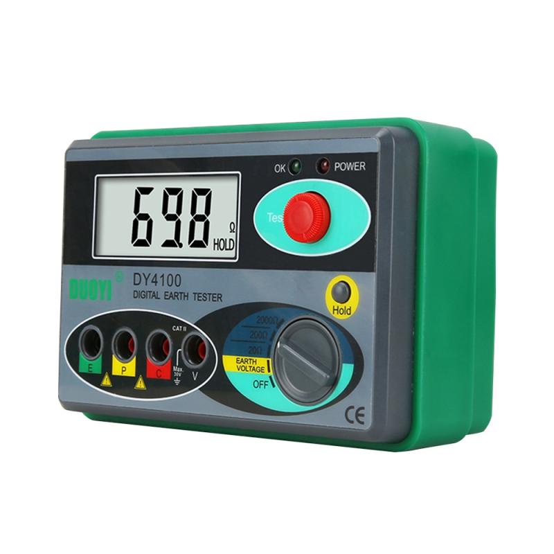 DUOYI DY4100 Auto High-precision Digitale Grond weerstand Meter Weerstand Tester