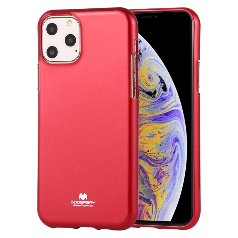 MERCURY GOOSPERY JELLY TPU schokbestendig en kras Case voor iPhone XI Max (2019) (rood)