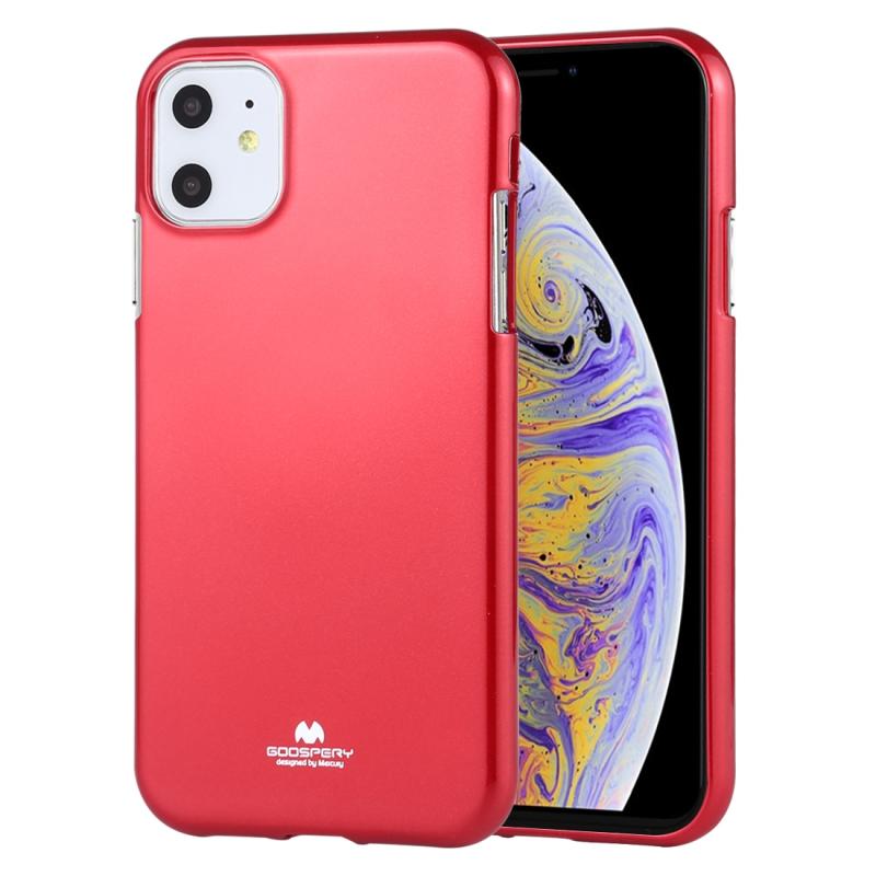 MERCURY GOOSPERY JELLY TPU schokbestendig en kras Case voor iPhone XIR (2019) (rood)