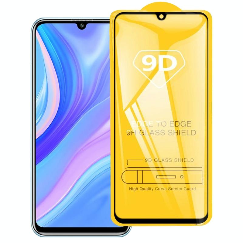 Voor Huawei Y8p 9D Full Glue Full Screen Tempered Glass Film