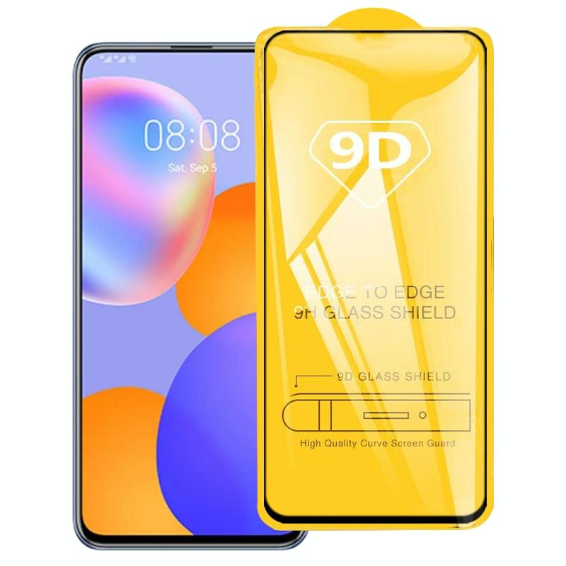 Voor Huawei Y9a 9D Full Glue Full Screen Tempered Glass Film