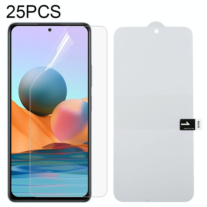 Voor Xiaomi Redmi Note 10 Pro / 10 Pro Max 25 STUKS Full Screen Protector Explosieveilige Hydrogel Film