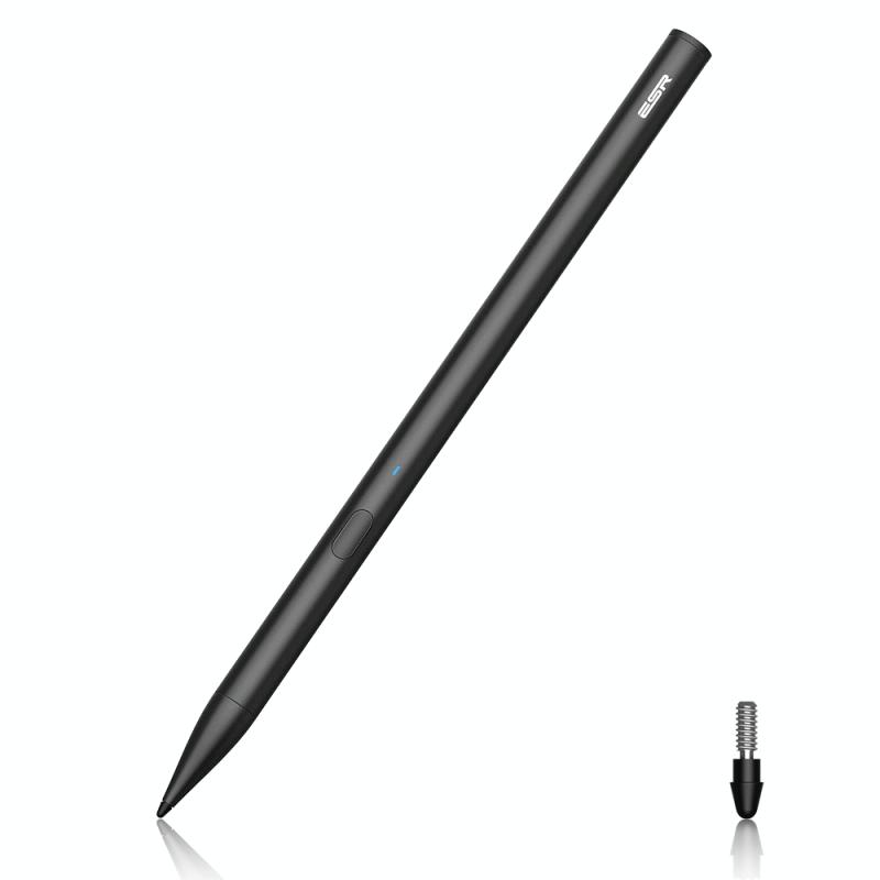 ESR 2J003 magnetische actieve styluspen met kantelgevoelig voor iPad 2018-2020 (zwart)