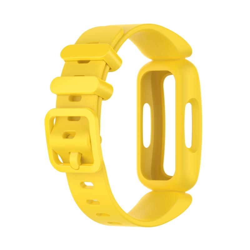 Voor Fitbit Inspire 2 Silicone Replacement Strap Watchband (geel)