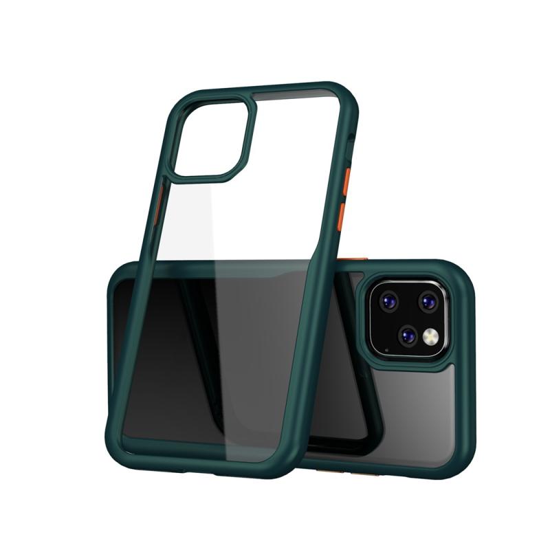 Voor iPhone 11 Pro schokbestendige acryl volledige dekking beschermhoes (groen)