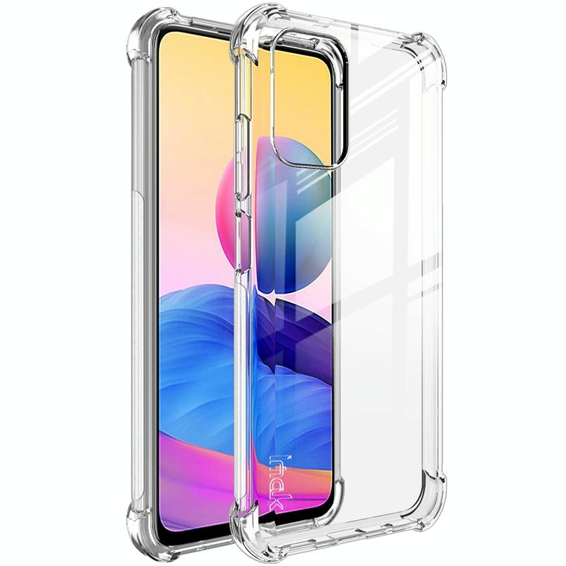 Voor Xiaomi Redmi Note 10s Imak All-inclusive Shockproof Airbag TPU Case met Screen Protector