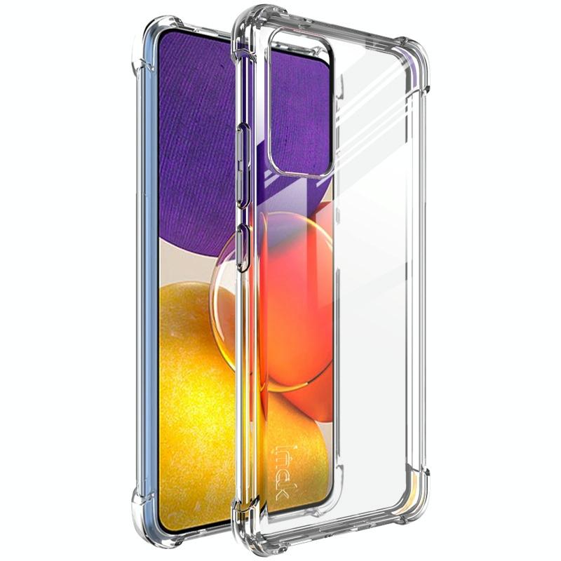 Voor Samsung Galaxy A82 5G / Quantum 2 Imak All-inclusive Shockproof Airbag TPU-zaak met schermbeschermer