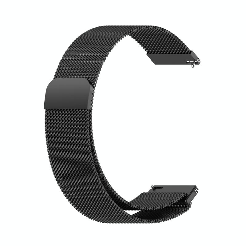 Voor Huawei Horloge 3/3 Pro 22mm Milanese Loop Vervanging Strap Horlogeband (Zwart)