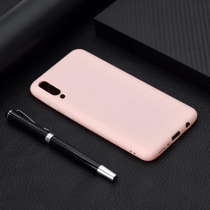 Voor Galaxy A70 Candy Color TPU case (roze)