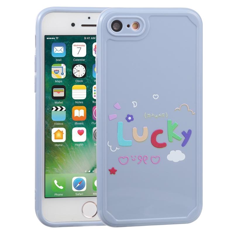 Lucky Letters TPU Soft Shockproof Case voor iPhone SE 2020 / 8/7