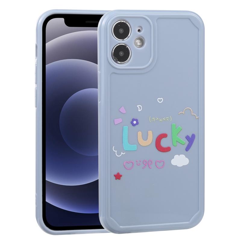 Lucky Letters TPU Soft Shockproof Case voor iPhone 12 Mini