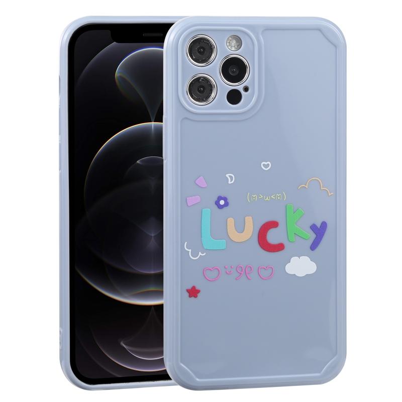 Lucky Letters TPU Soft Shockproof Case voor iPhone 12 Pro