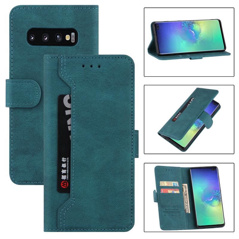 Voor Samsung Galaxy S10E omgekeerde gesp horizontale flip pu lederen tas met houder & kaart slot & portemonnee