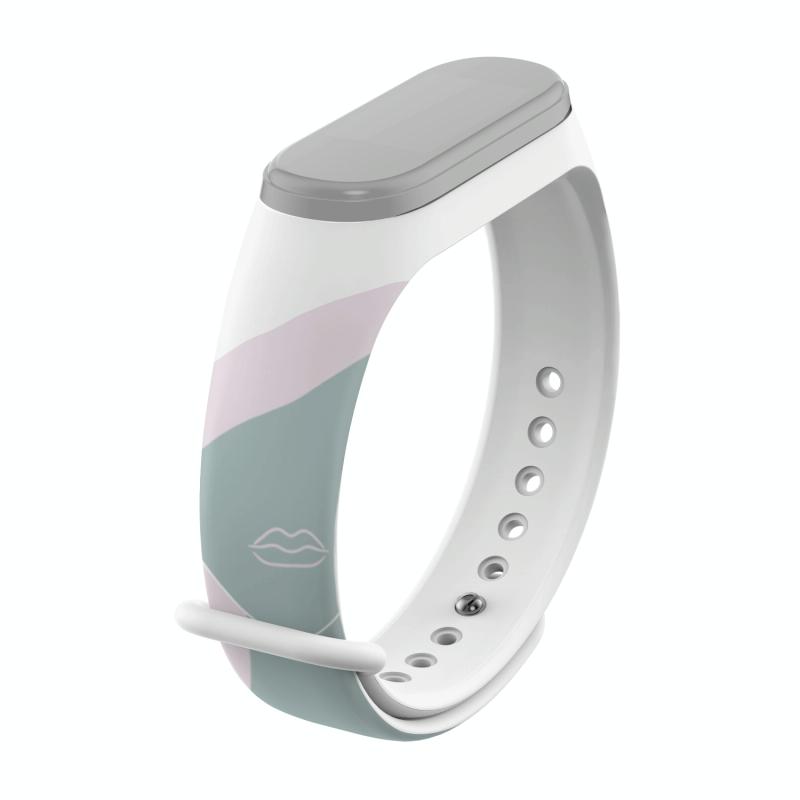 Voor Xiaomi Mi Band 4/3 Morandi Serie Contrast Kleur Siliconen Vervanging Riem Horlogeband