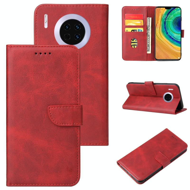 Voor Huawei Mate 30 Calf Texture Gesp horizontale Flip Lederen Case met Houder & Card Slots & Portemonnee