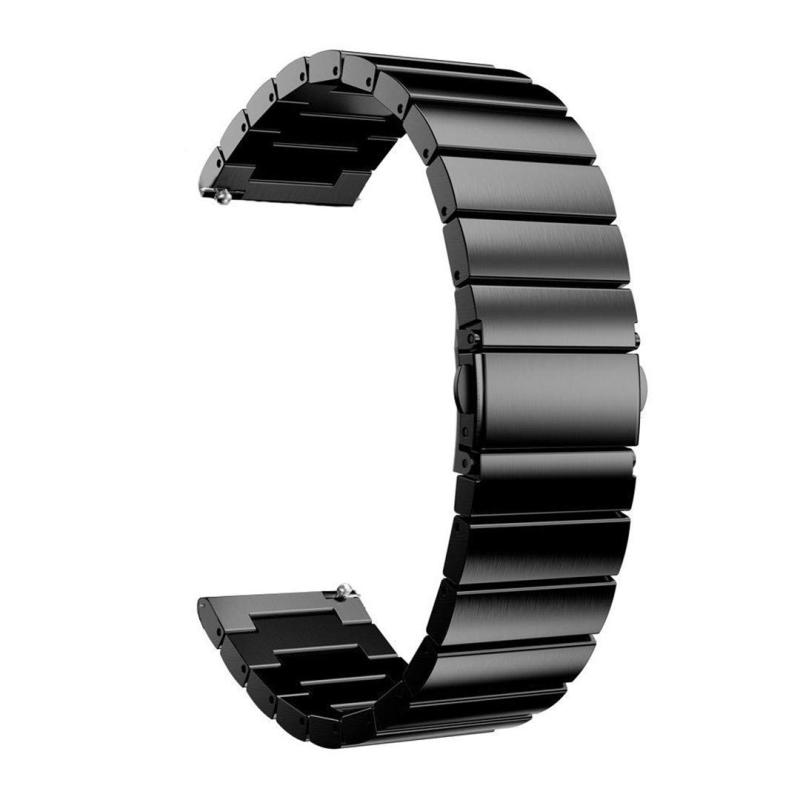 20mm voor Samsung Smart Watch One-Bead Steel Replace Strap Watchband