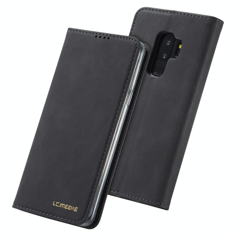 Voor Galaxy S9 LC. IMEEKE LC-002 Series Skin Hand Feeling PU + TPU Horizontal Flip Leather Case with Holder & Card Slot & Wallet(Black)