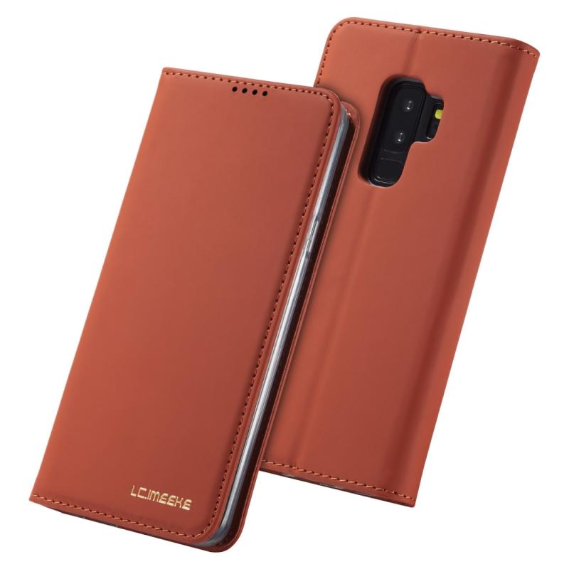 Voor Galaxy S9 LC. IMEEKE LC-002 Series Skin Hand Feeling PU + TPU Horizontal Flip Leather Case with Holder & Card Slot & Wallet(Brown)