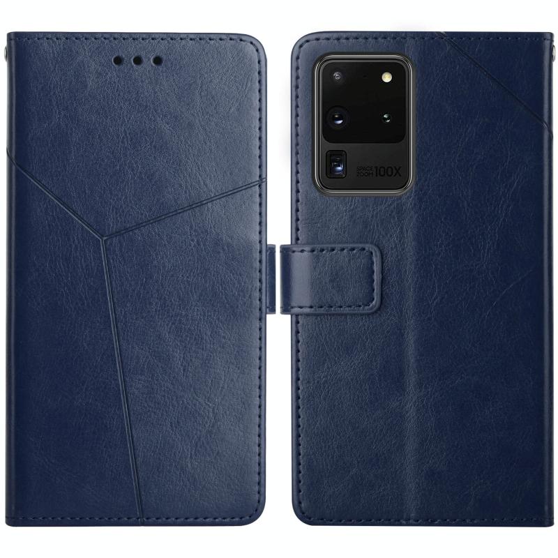 Voor Samsung Galaxy S20 Ultra Y Stitching Horizontale Flip Lederen Case Met Houder & Card Slots & Portemonnee & Fotolijst