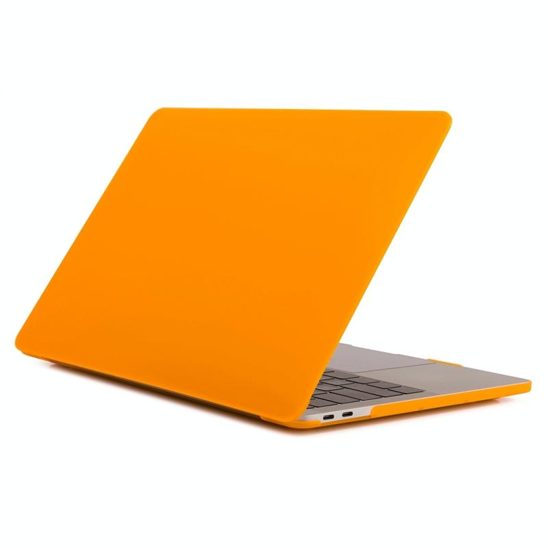 Laptop Matte Style Protective Case For MacBook Pro 16.2 inch A2485 2021(Orange)