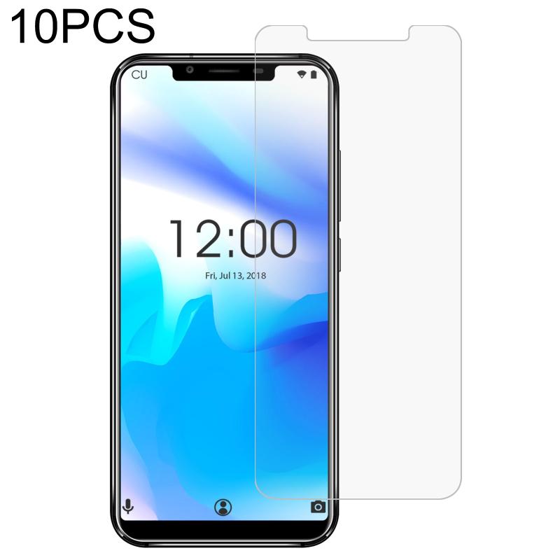 10 stks 0.26mm 9H 2.5D gehard glasfilm voor Oukitel U18