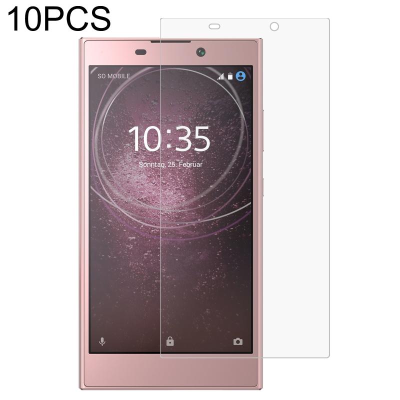 10 stks 0.26mm 9H 2.5D gehard glasfilm voor Sony Xperia L2