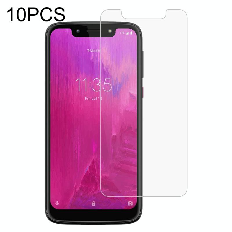 10 stks 0.26mm 9H 2.5D gehard glasfilm voor T-Mobile Revvlry