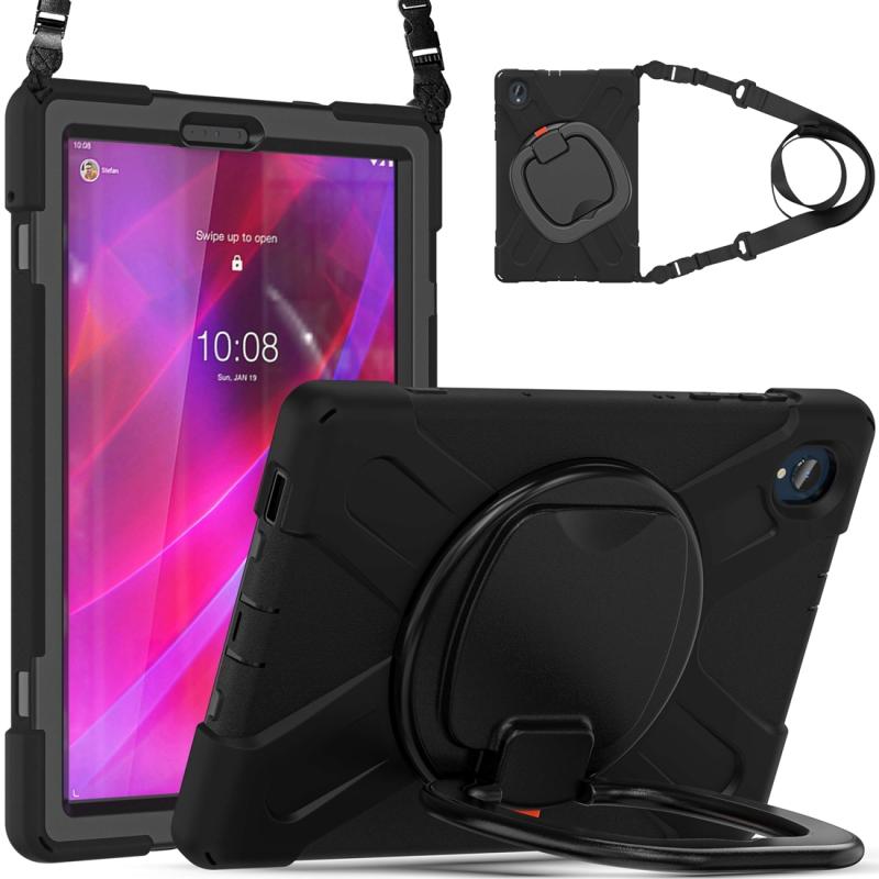 Voor Lenovo Tab K10 / M10 Plus Silicone + PC Beschermende tablet Case