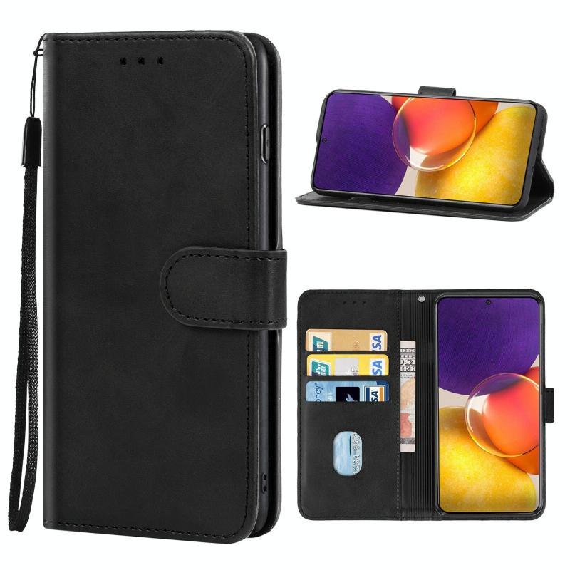 Lederen telefooncase voor Samsung Galaxy A82 5G / QUANTUM 2 (BLACK)