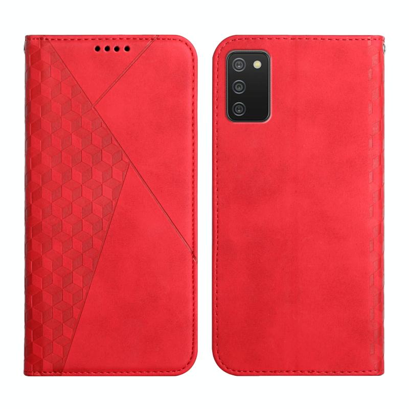 Voor Samsung Galaxy A03S 166mm Skin Feel Magnetic Leather Phone Case