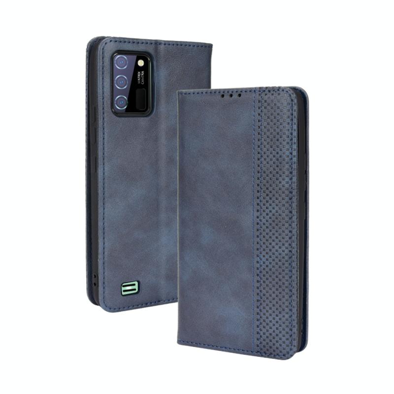 Voor Oukitel C25 Magnetische gesp Retro Texture Leren Case