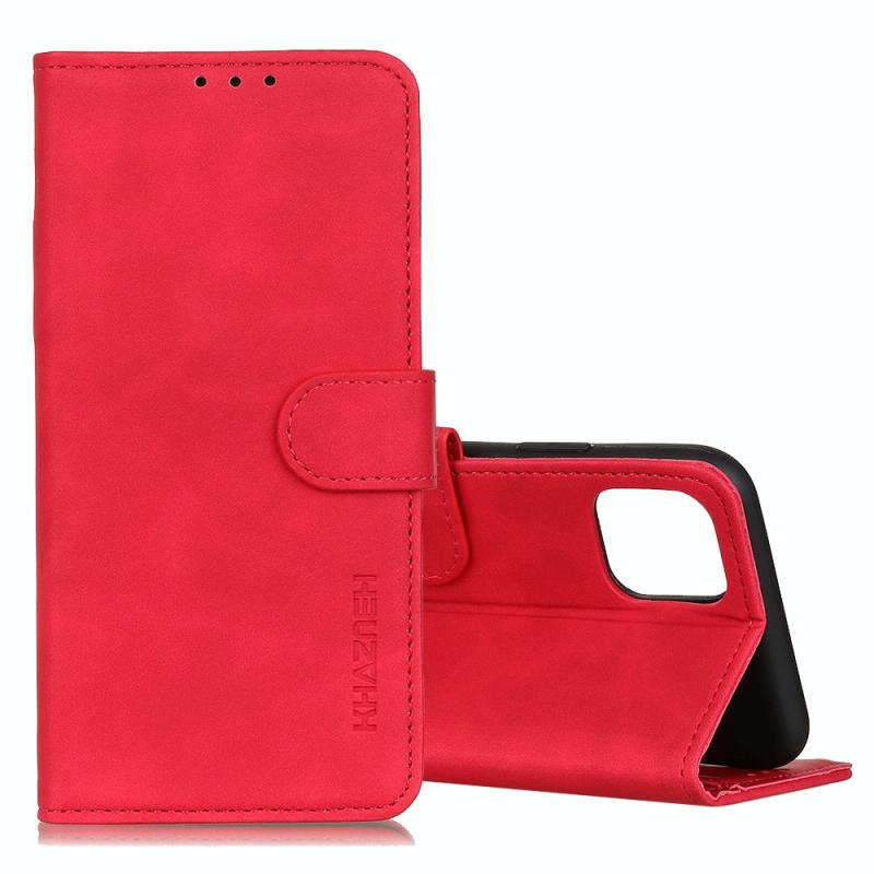 Voor Galaxy S10 Lite / A91 KHAZNEH Retro Texture PU + TPU Horizontal Flip Leather Case met Holder & Card Slots & Wallet(Red)