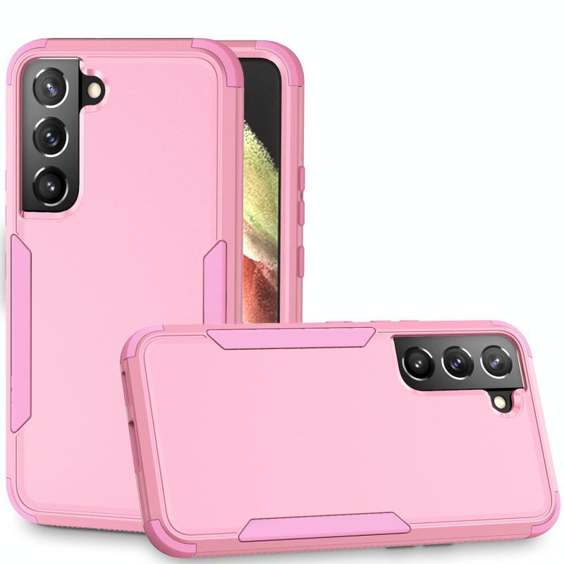 Voor Samsung Galaxy S22 + 5G TPU + PC Shockproof Phone Case (Pink)