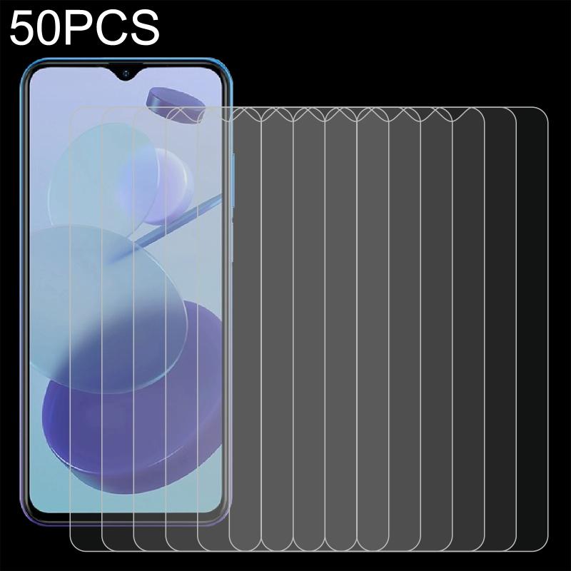 50 stks 0.26mm 9H 2.5D gehard glasfilm voor ulefone notitie 12p