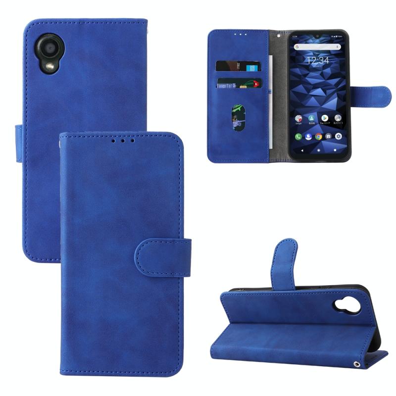 Voor Kyocera Digno BX2 Skin Feel Magnetic Buckle Leather Phone Case