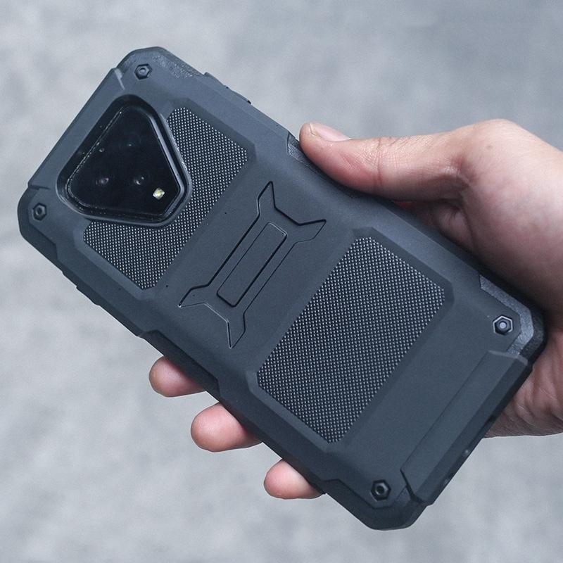 Voor Xiaomi Black Shark 3 / 3s Fatbear Armor Shockproof Cooling Phone Case (Black)