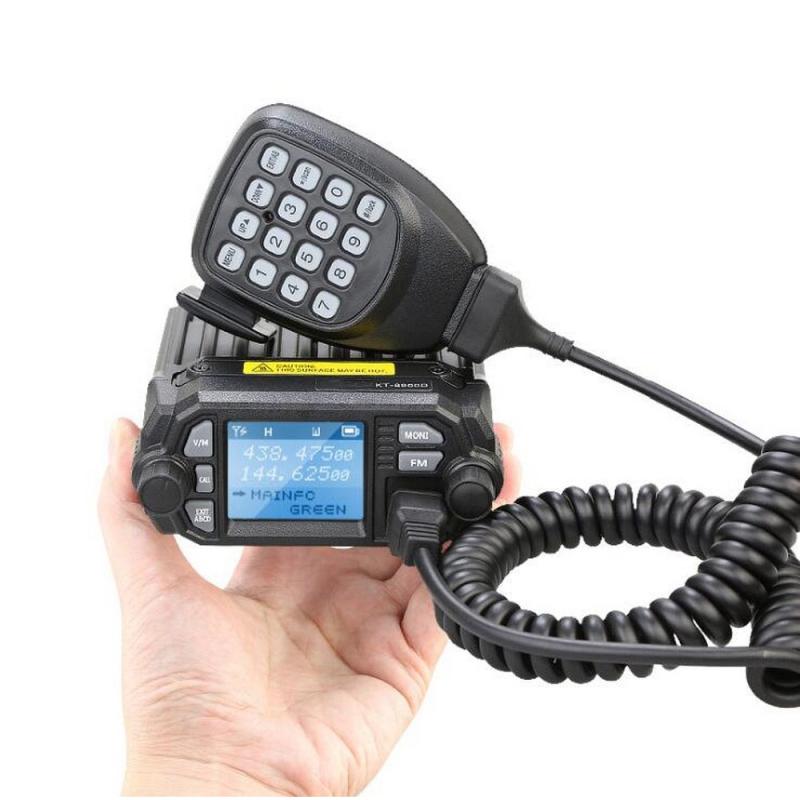 QYT KT-8900D Mini 25W Dual Band Mobile Radio Walkie Talkie voor auto