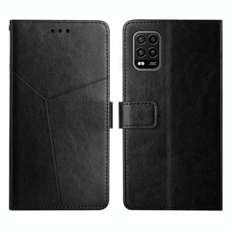 Voor Xiaomi Mi 10 Lite 5G Y Stitching Horizontal Flip Leather Phone Case