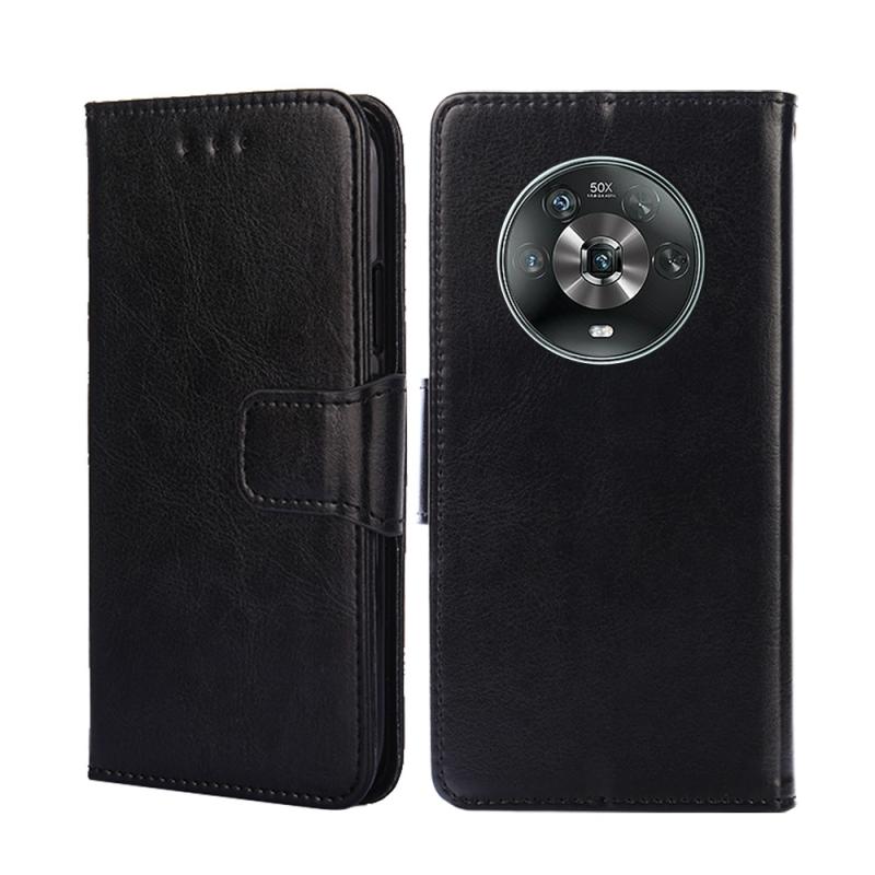 Voor Honor Magic4 Crystal Texture Leather Phone Case