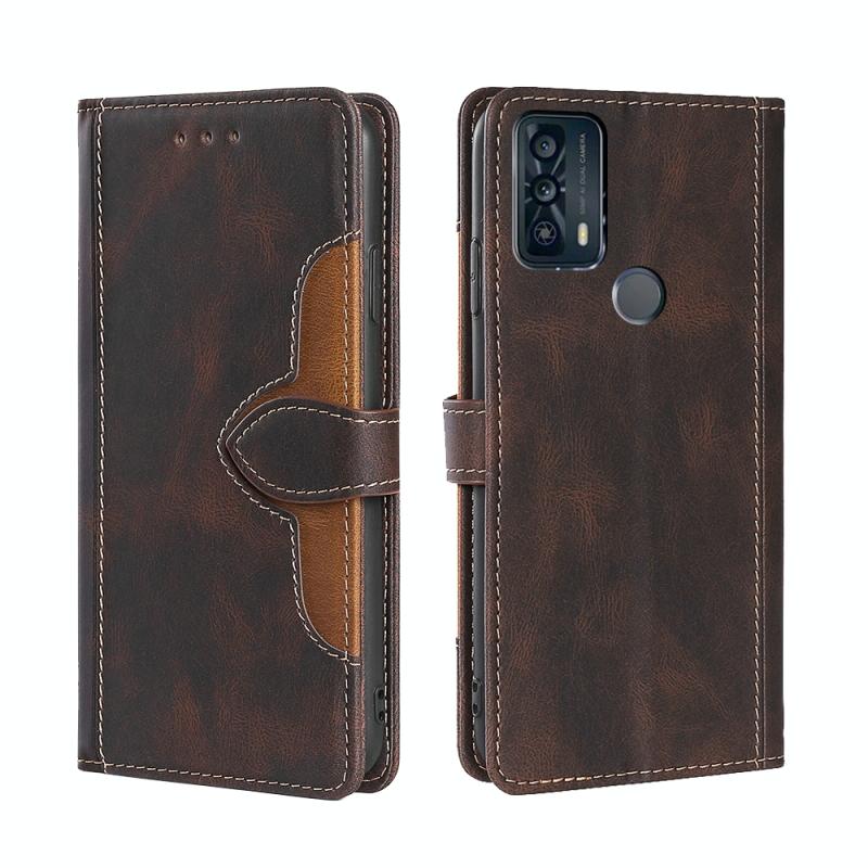 Voor TCL 20B/6159K Stiksel Skin Feel Magnetic Buckle horizontale flip pu lederen kas