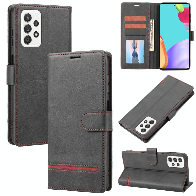 Voor Samsung Galaxy A53 5G Classic Wallet Flip Leather Phone Case