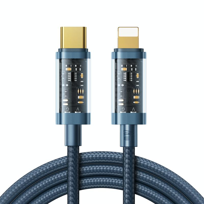 Joyroom S-CL020A12 USB-C / TYPE-C tot 8 PIN 20W Synchronisatiegegevenskabel kabellengte: 1 2 m