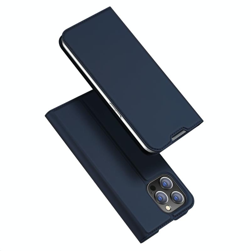 Dux Ducis Skin Pro -serie Schokbestendig horizontale flip lederen telefoonhoesje voor iPhone 14 Pro