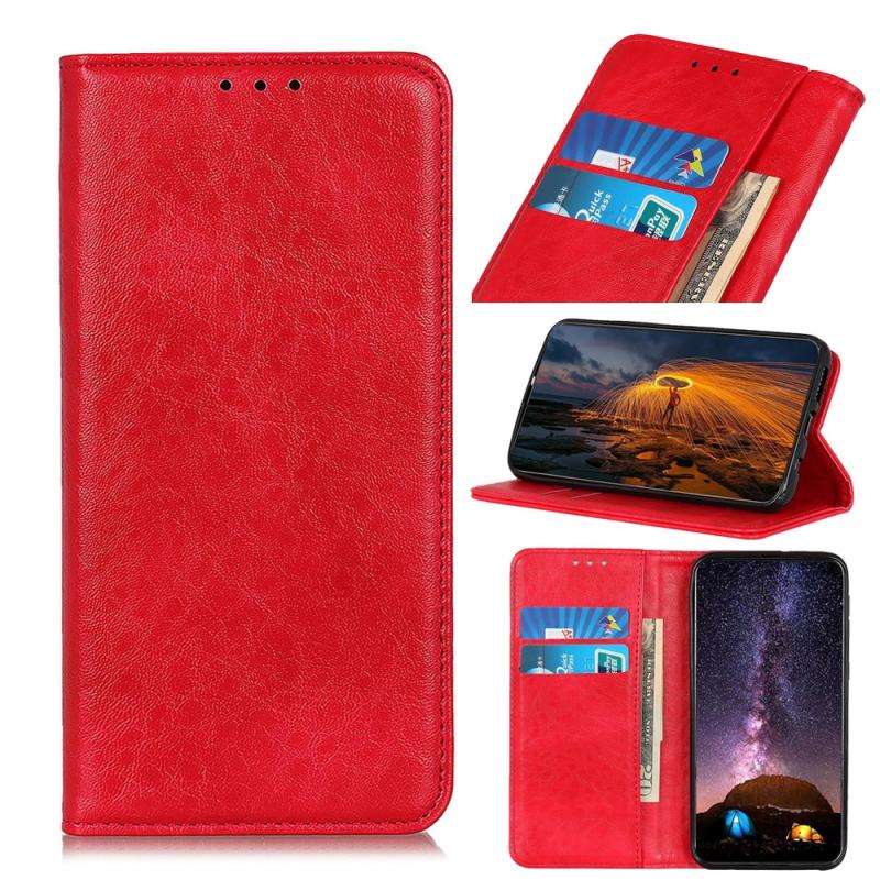 Voor ZTE Blade A3 2020( Magnetic Crazy Horse Texture Horizontal Flip Leather Case with Holder & Card Slots & Wallet(Red)