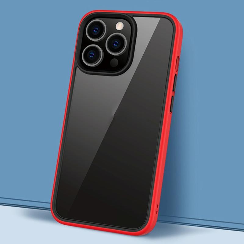 Prachtige kleurenreeks PC + TPU -schokbestendig telefoonhoesje voor iPhone 14 Pro Max