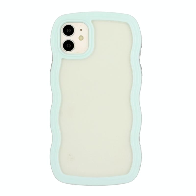 Candy Color Wave TPU Clear PC-telefoonhoesje voor iPhone 11